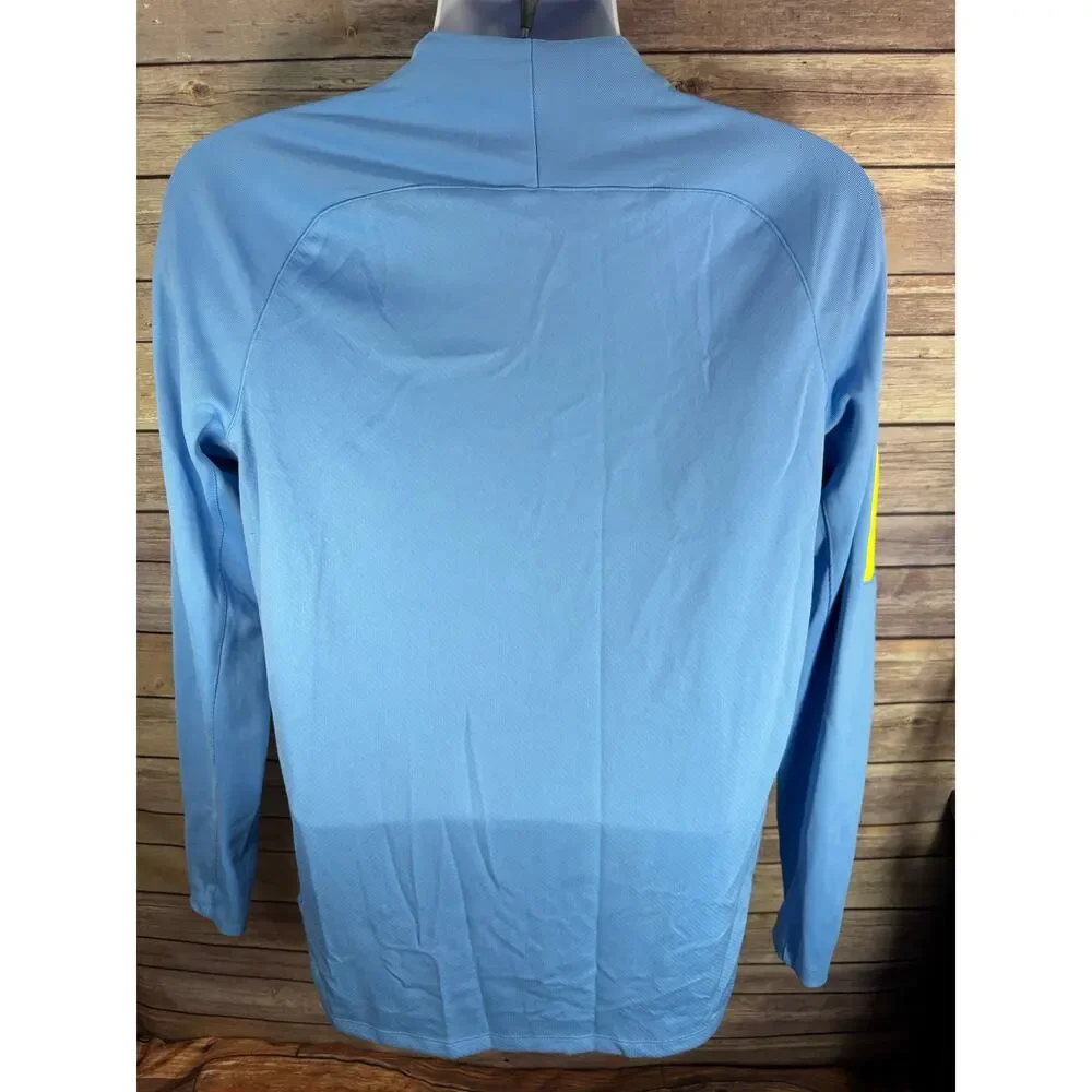 Vintage Manchester City Nike Team Jacket Blue Yellow Men's Large